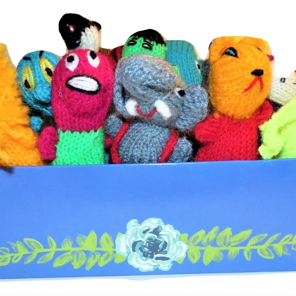 Twenty Finger Puppets From Peru